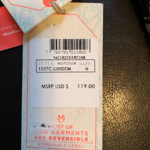 Maaji Poolside Hues Black Navy Blue White Convertible Jumpsuit S, worn on vacay. - Picture 9 of 16